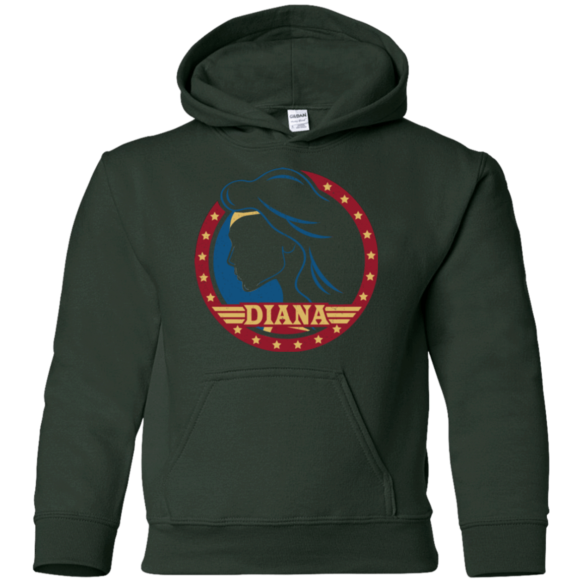Sweatshirts Forest Green / YS Diana Youth Hoodie