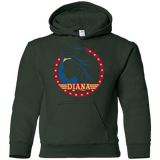 Sweatshirts Forest Green / YS Diana Youth Hoodie