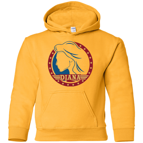 Sweatshirts Gold / YS Diana Youth Hoodie