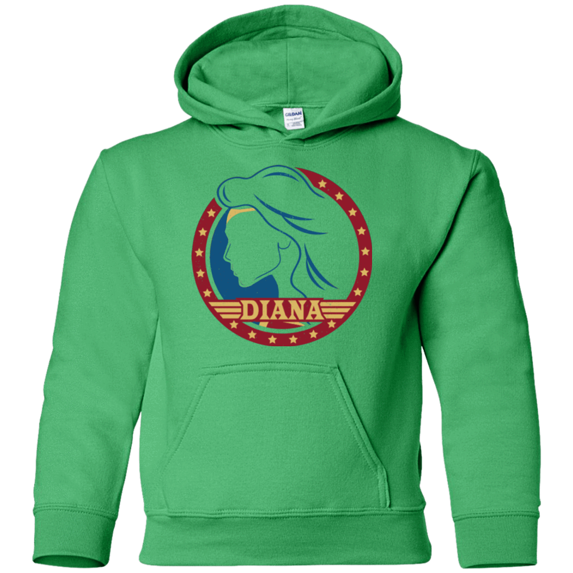Sweatshirts Irish Green / YS Diana Youth Hoodie