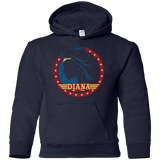 Sweatshirts Navy / YS Diana Youth Hoodie