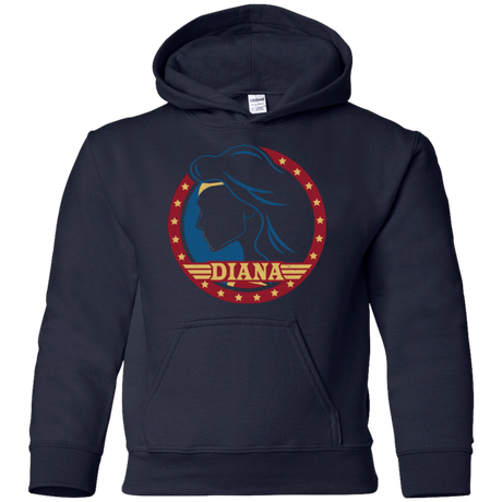 Sweatshirts Navy / YS Diana Youth Hoodie