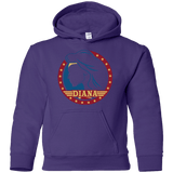 Sweatshirts Purple / YS Diana Youth Hoodie