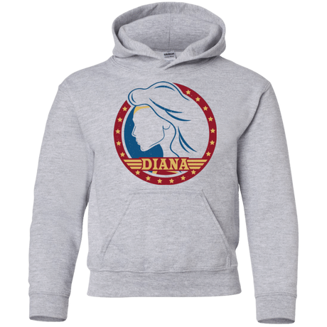 Sweatshirts Sport Grey / YS Diana Youth Hoodie