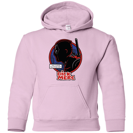 Sweatshirts Light Pink / YS Dick Merc Youth Hoodie