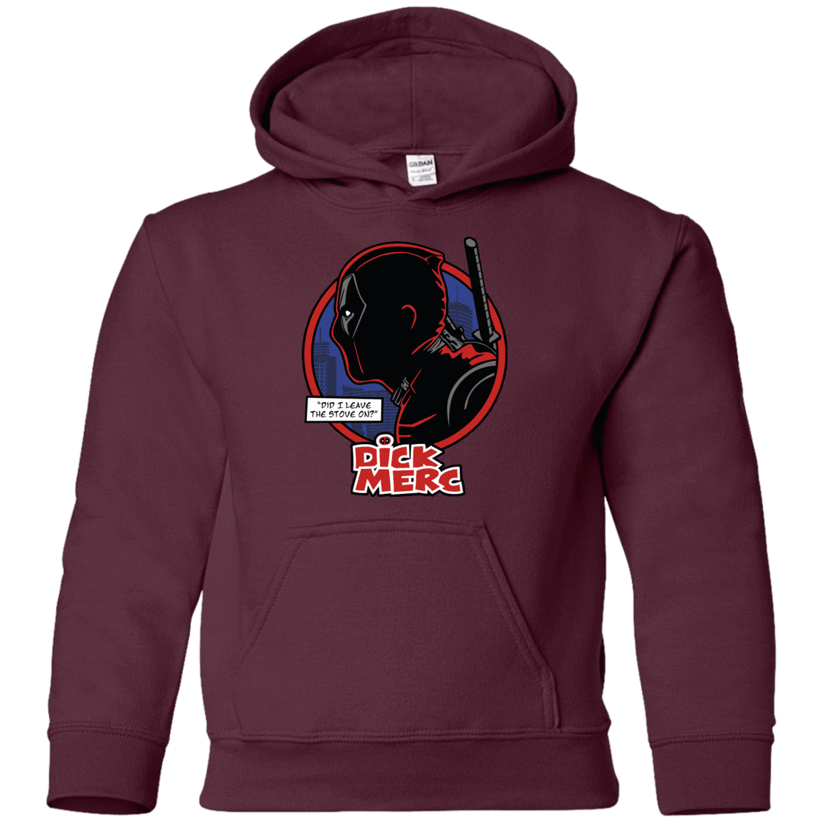 Sweatshirts Maroon / YS Dick Merc Youth Hoodie