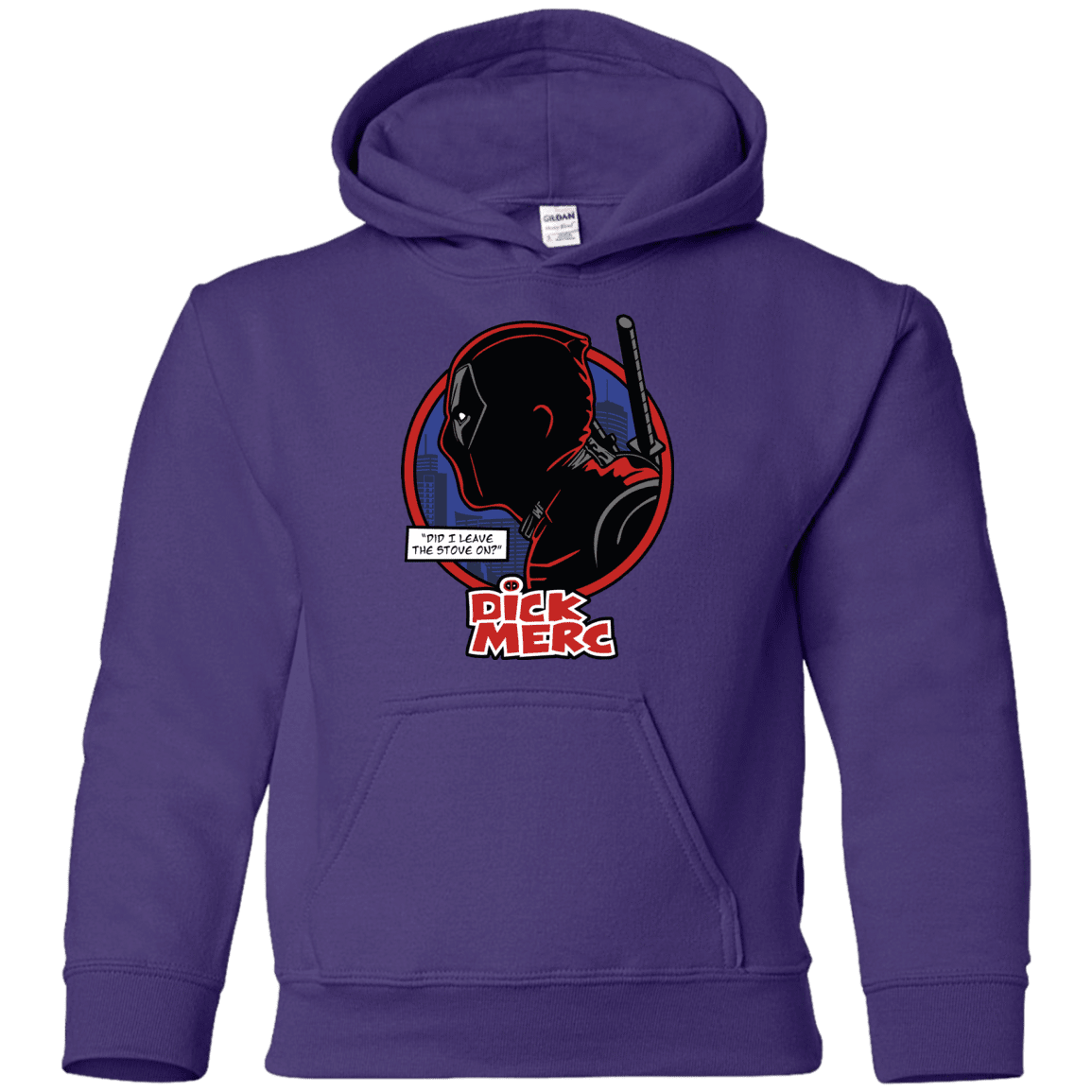 Sweatshirts Purple / YS Dick Merc Youth Hoodie