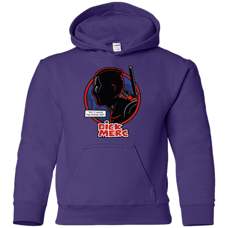 Sweatshirts Purple / YS Dick Merc Youth Hoodie