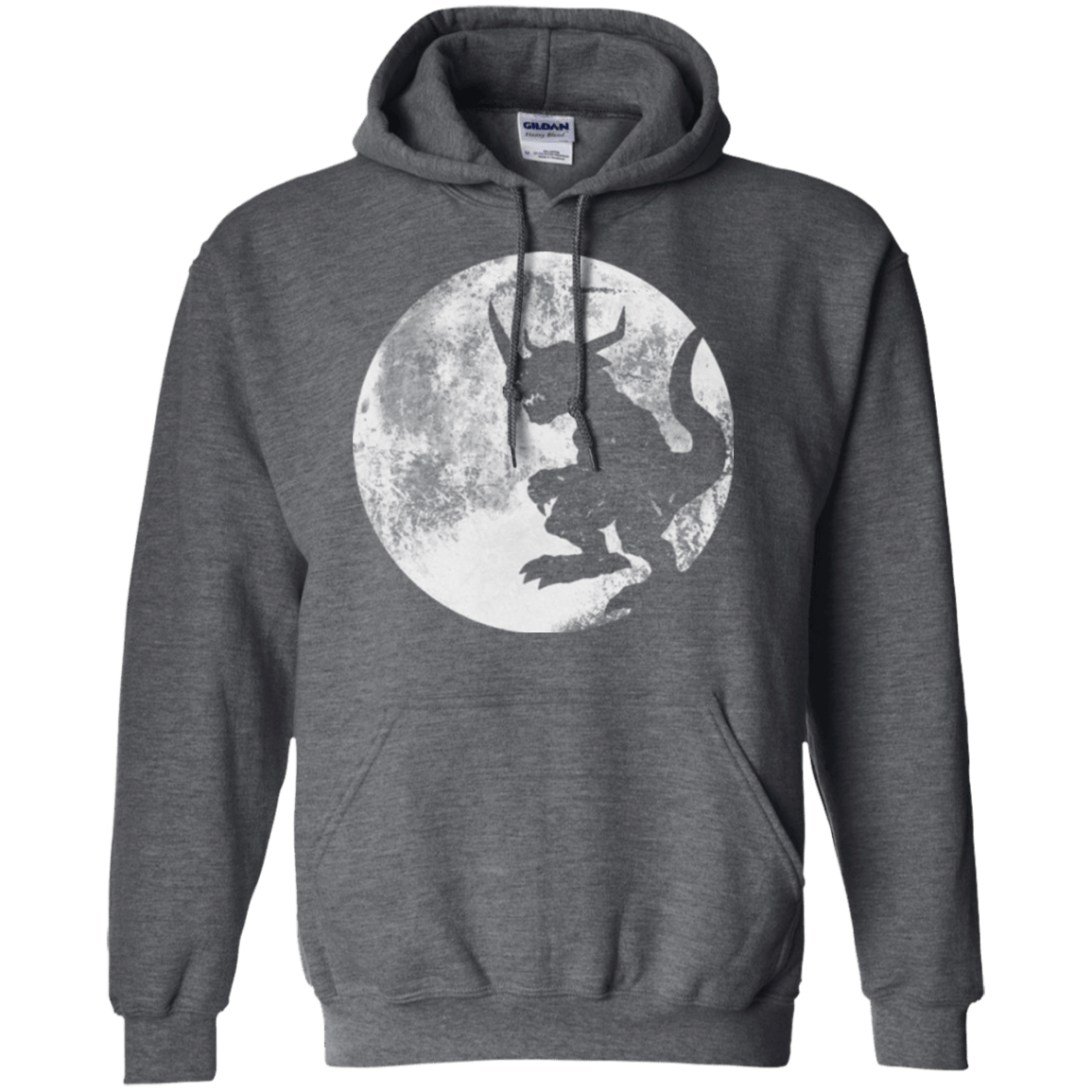 Sweatshirts Dark Heather / Small Digimon time Pullover Hoodie
