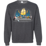 Sweatshirts Dark Heather / S Dinner Before Christmas Crewneck Sweatshirt