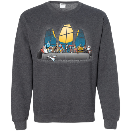 Sweatshirts Dark Heather / S Dinner Before Christmas Crewneck Sweatshirt