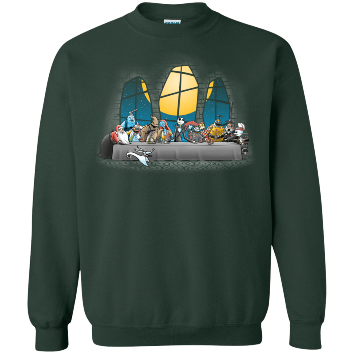 Sweatshirts Forest Green / S Dinner Before Christmas Crewneck Sweatshirt