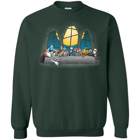 Sweatshirts Forest Green / S Dinner Before Christmas Crewneck Sweatshirt