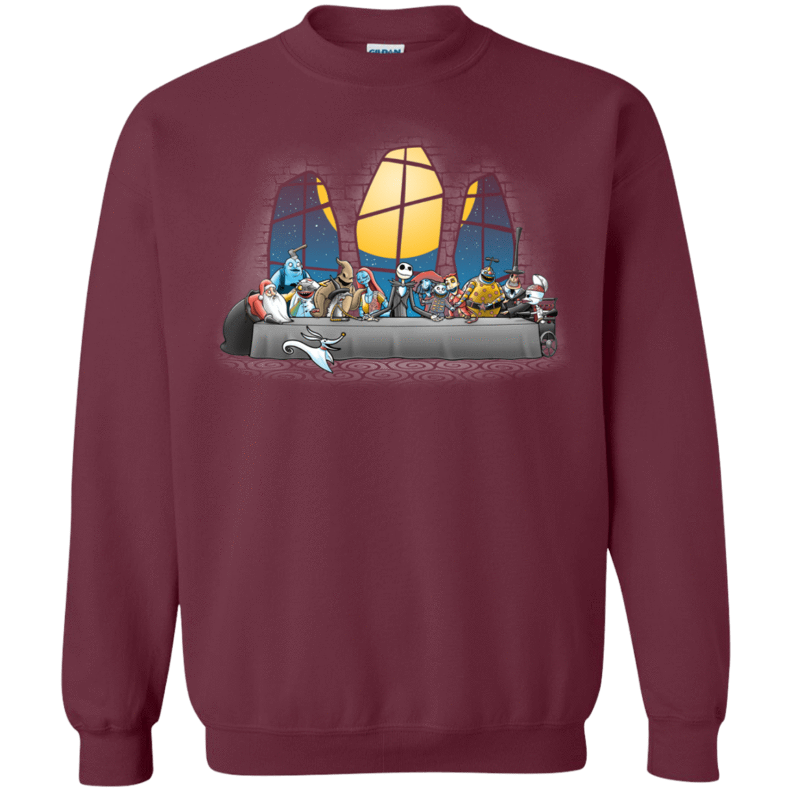 Sweatshirts Maroon / S Dinner Before Christmas Crewneck Sweatshirt