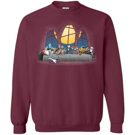 Sweatshirts Maroon / S Dinner Before Christmas Crewneck Sweatshirt