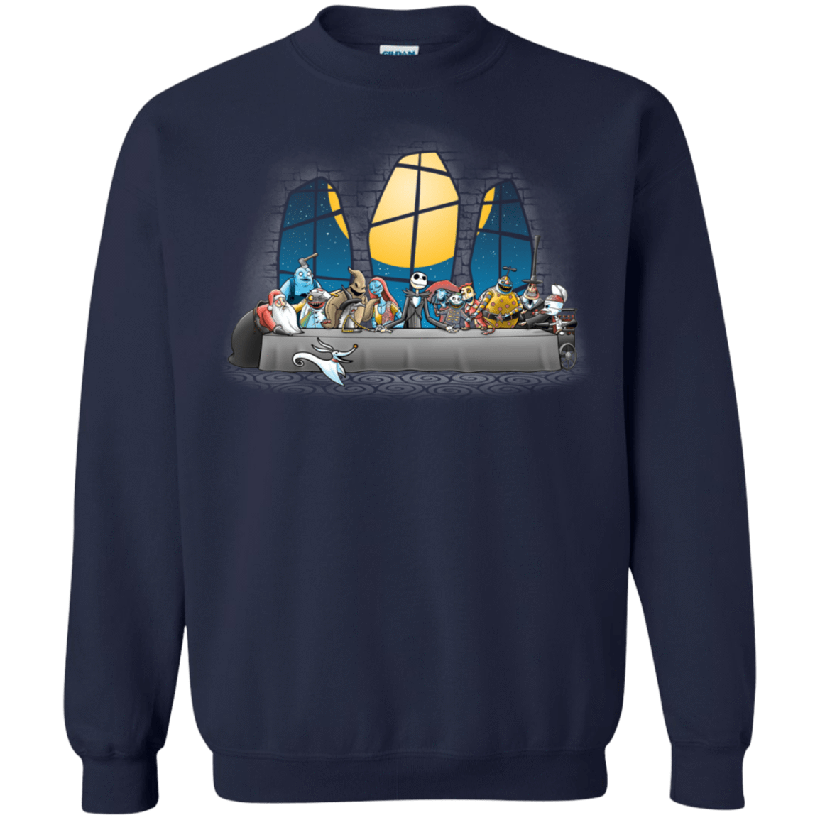 Sweatshirts Navy / S Dinner Before Christmas Crewneck Sweatshirt