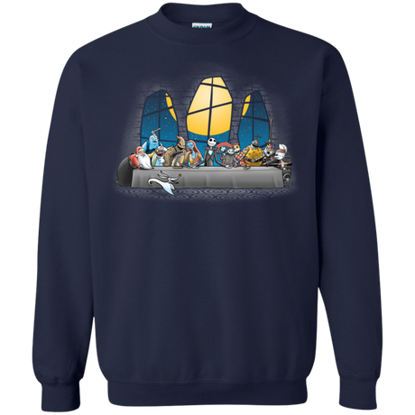 Sweatshirts Navy / S Dinner Before Christmas Crewneck Sweatshirt