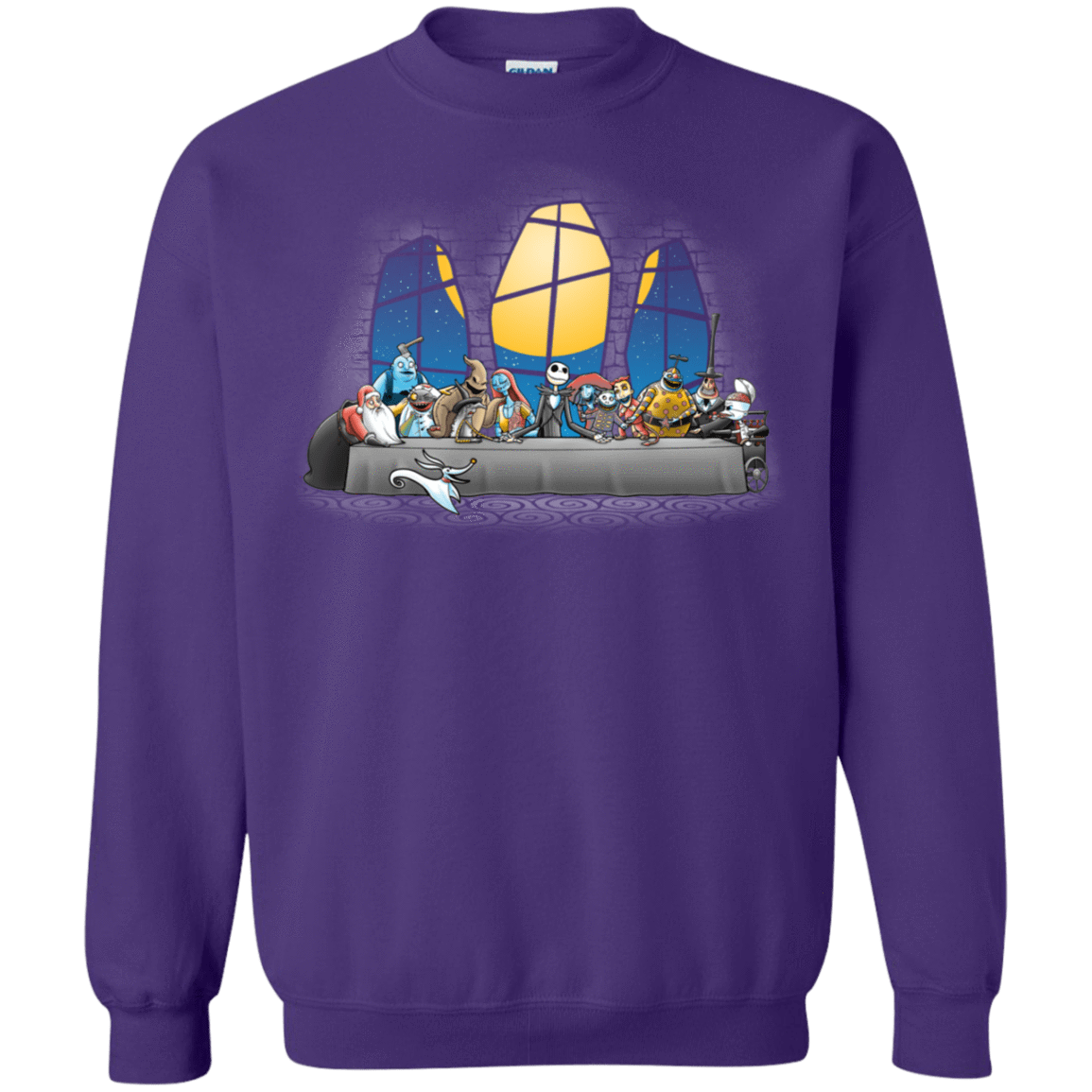 Sweatshirts Purple / S Dinner Before Christmas Crewneck Sweatshirt