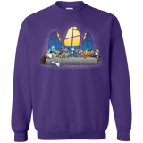 Sweatshirts Purple / S Dinner Before Christmas Crewneck Sweatshirt