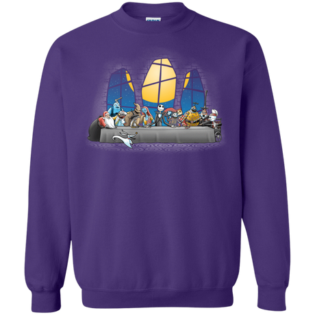 Sweatshirts Purple / S Dinner Before Christmas Crewneck Sweatshirt