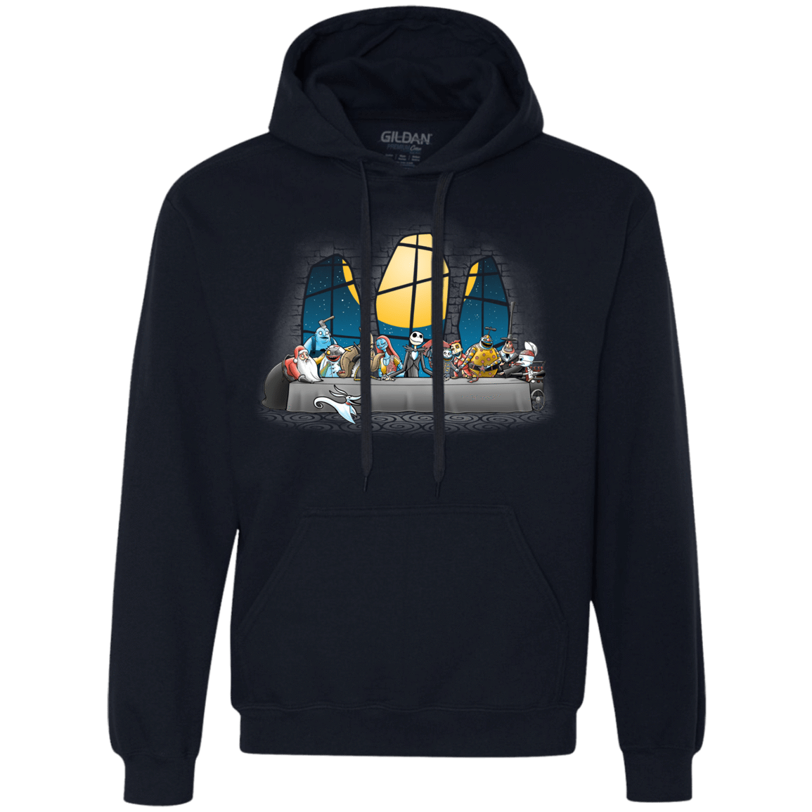 Sweatshirts Navy / S Dinner Before Christmas Premium Fleece Hoodie