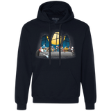 Sweatshirts Navy / S Dinner Before Christmas Premium Fleece Hoodie