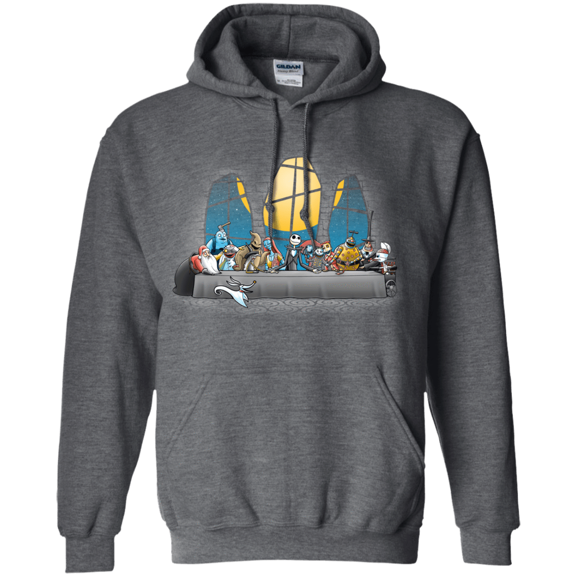 Sweatshirts Dark Heather / S Dinner Before Christmas Pullover Hoodie