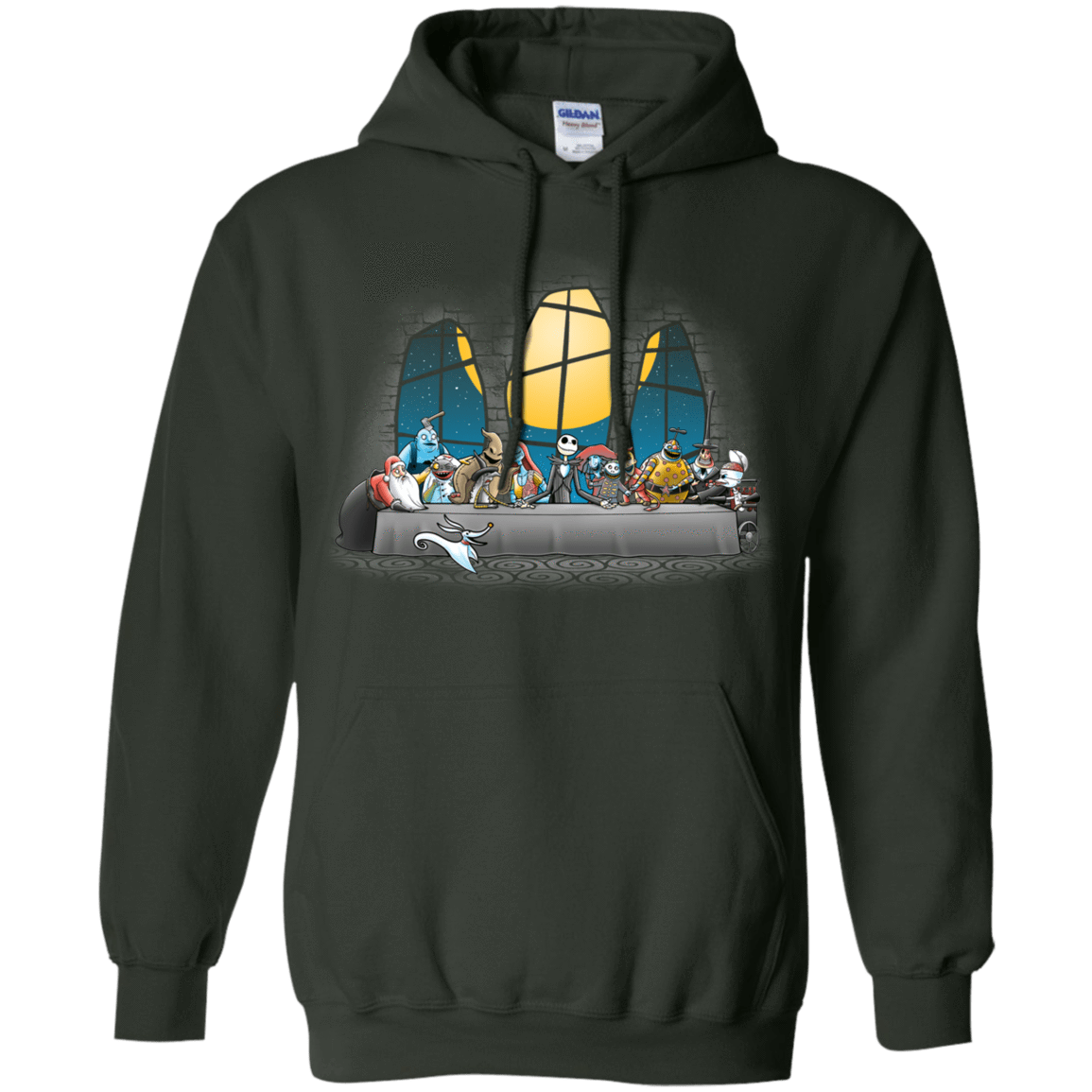 Sweatshirts Forest Green / S Dinner Before Christmas Pullover Hoodie