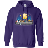 Sweatshirts Purple / S Dinner Before Christmas Pullover Hoodie