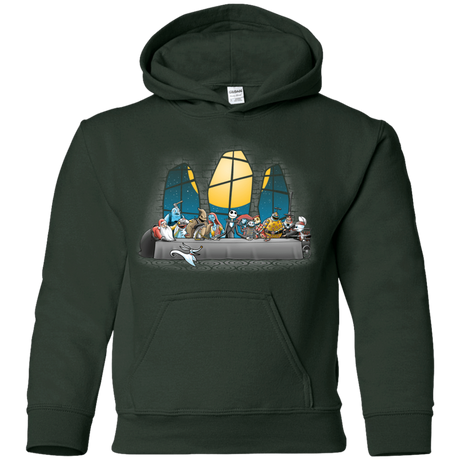 Sweatshirts Forest Green / YS Dinner Before Christmas Youth Hoodie