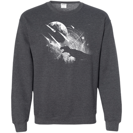 Sweatshirts Dark Heather / Small Dino death Crewneck Sweatshirt