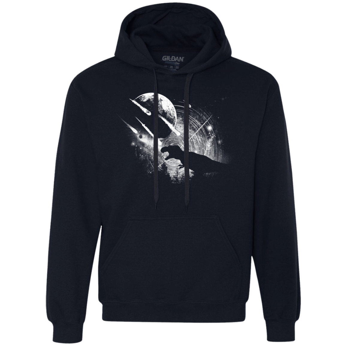 Sweatshirts Navy / Small Dino death Premium Fleece Hoodie