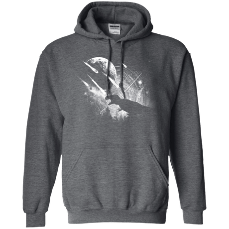 Sweatshirts Dark Heather / Small Dino death Pullover Hoodie
