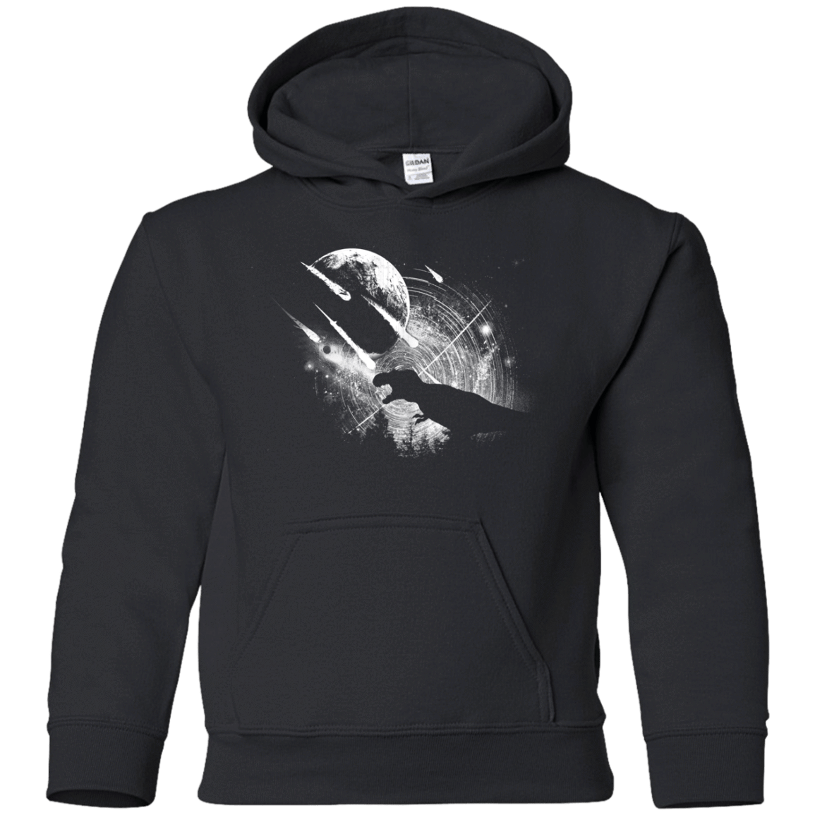 Sweatshirts Black / YS Dino death Youth Hoodie