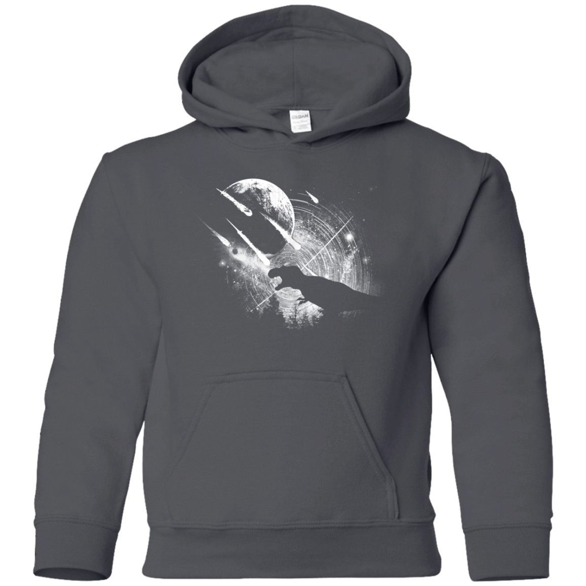 Sweatshirts Charcoal / YS Dino death Youth Hoodie