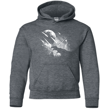Sweatshirts Dark Heather / YS Dino death Youth Hoodie