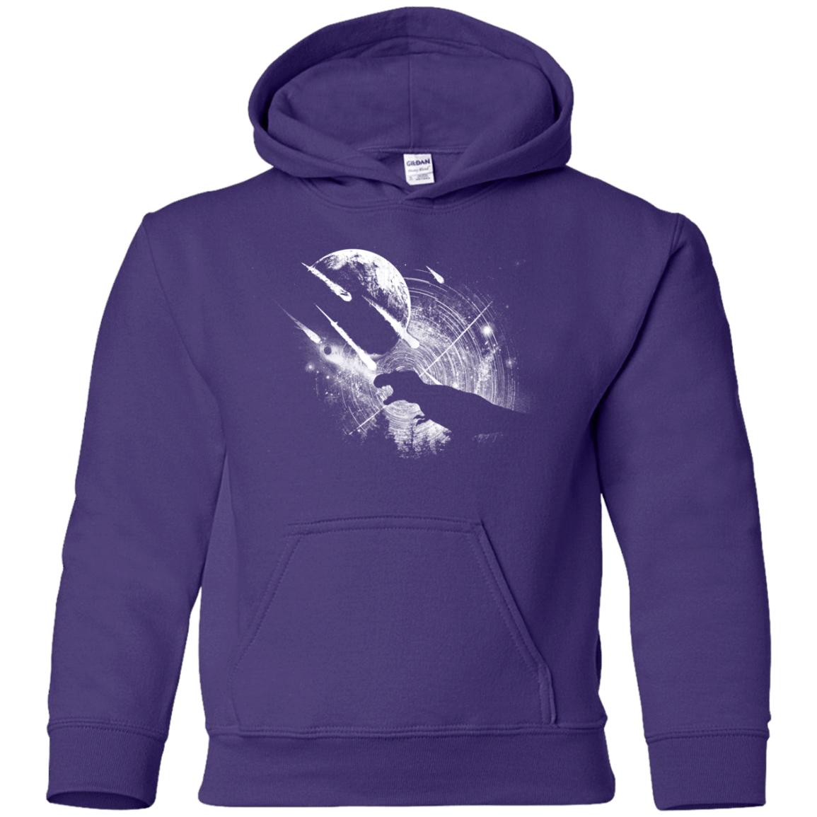 Sweatshirts Purple / YS Dino death Youth Hoodie