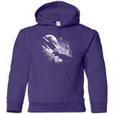 Sweatshirts Purple / YS Dino death Youth Hoodie