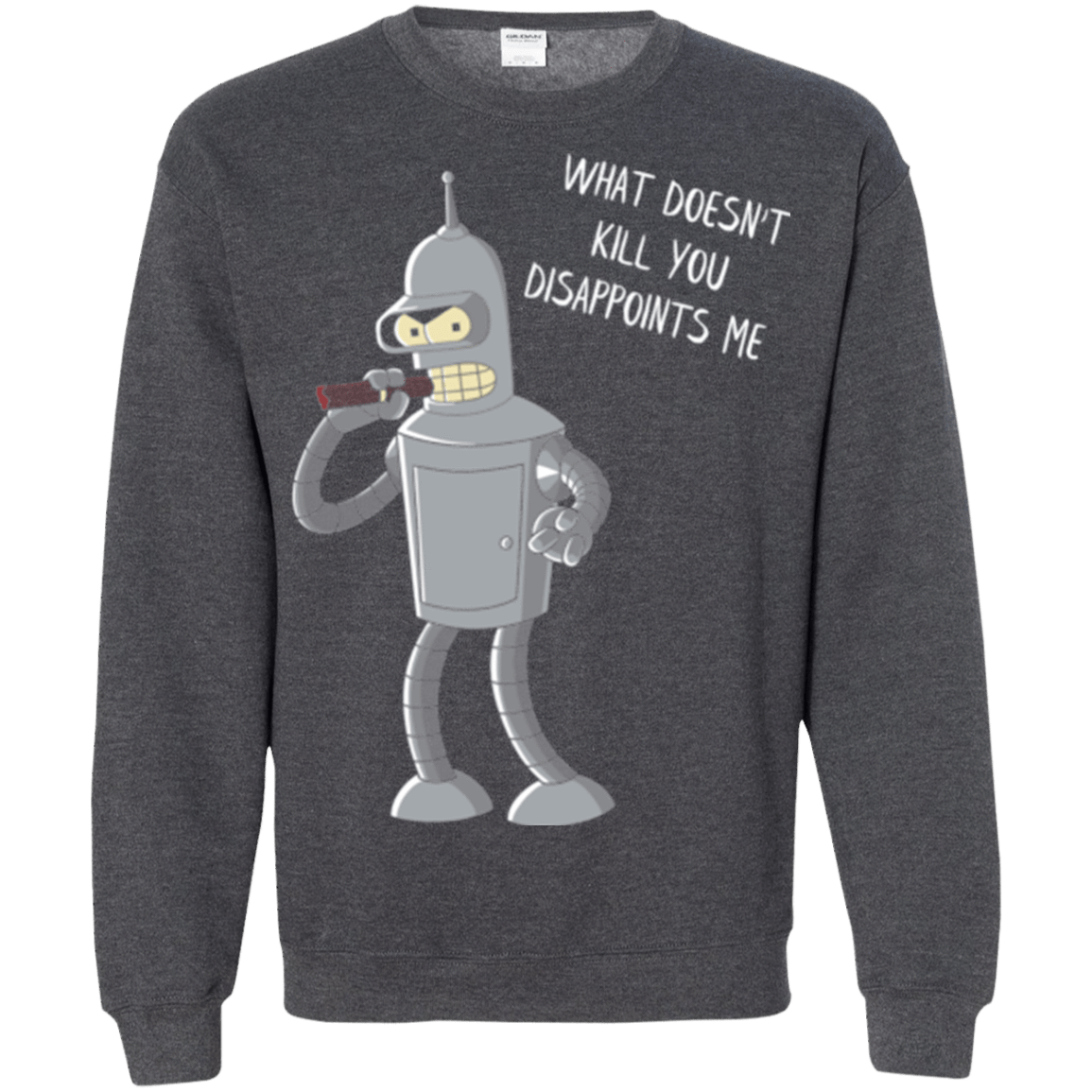 Sweatshirts Dark Heather / S Disappointed Crewneck Sweatshirt
