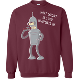 Sweatshirts Maroon / S Disappointed Crewneck Sweatshirt