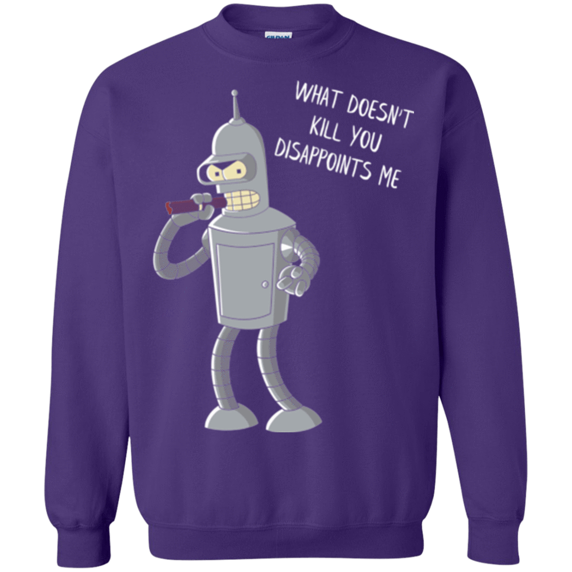 Sweatshirts Purple / S Disappointed Crewneck Sweatshirt