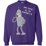 Sweatshirts Purple / S Disappointed Crewneck Sweatshirt