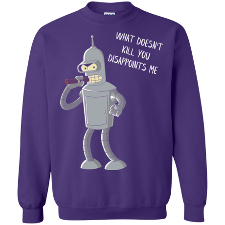 Sweatshirts Purple / S Disappointed Crewneck Sweatshirt