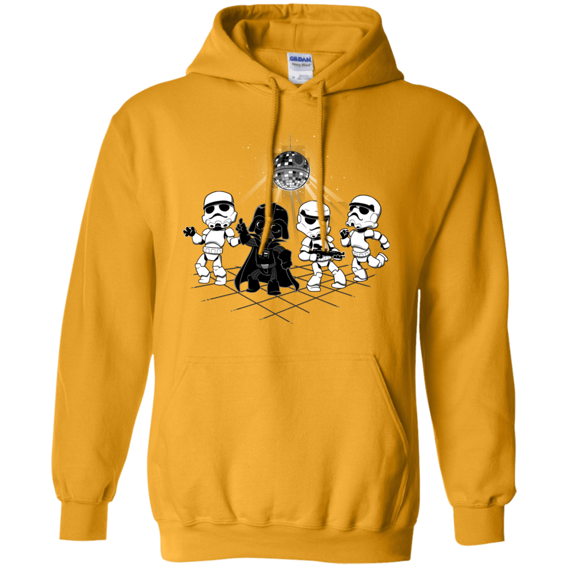 Sweatshirts Gold / Small Disco Dark Side Pullover Hoodie