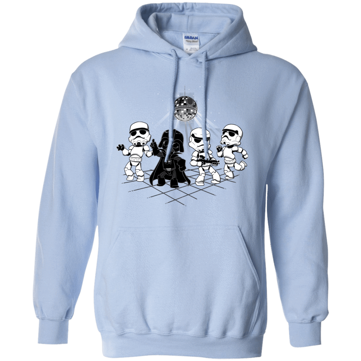 Sweatshirts Light Blue / Small Disco Dark Side Pullover Hoodie