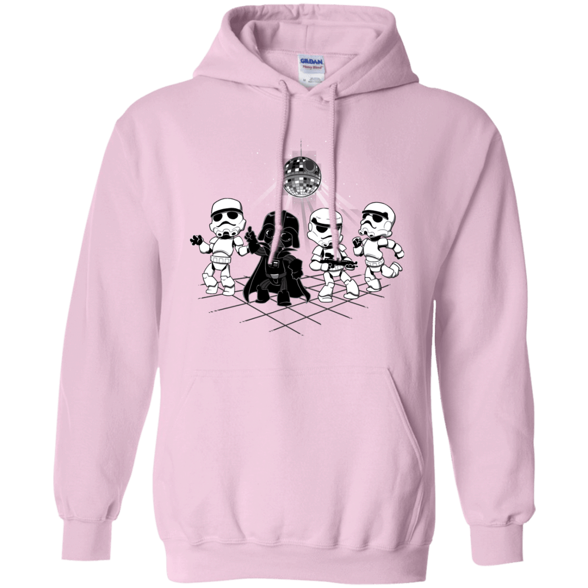 Sweatshirts Light Pink / Small Disco Dark Side Pullover Hoodie