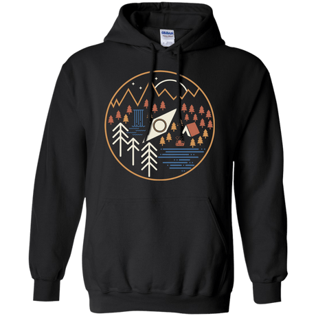 Sweatshirts Black / S Discover Camping Pullover Hoodie