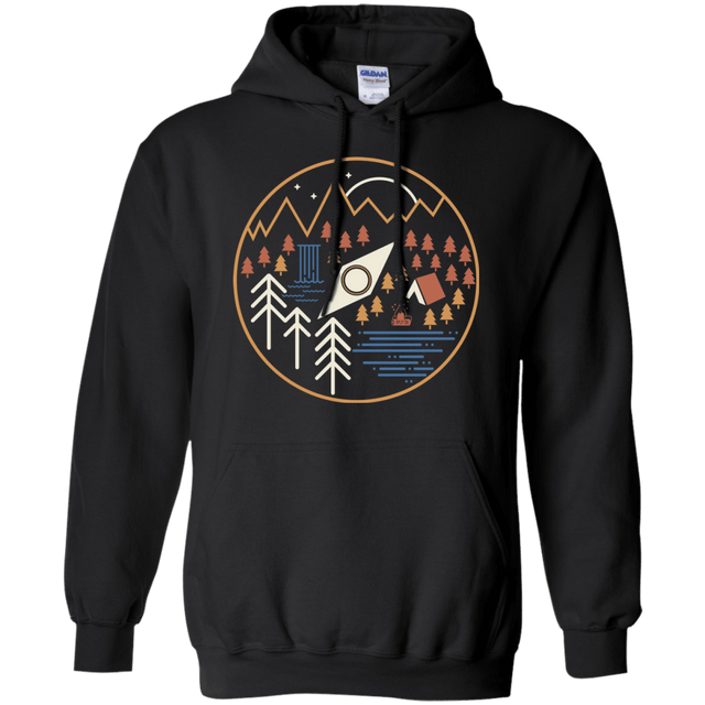 Sweatshirts Black / S Discover Camping Pullover Hoodie