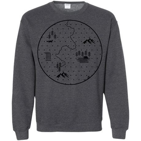 Sweatshirts Dark Heather / S Discovering Nature Crewneck Sweatshirt