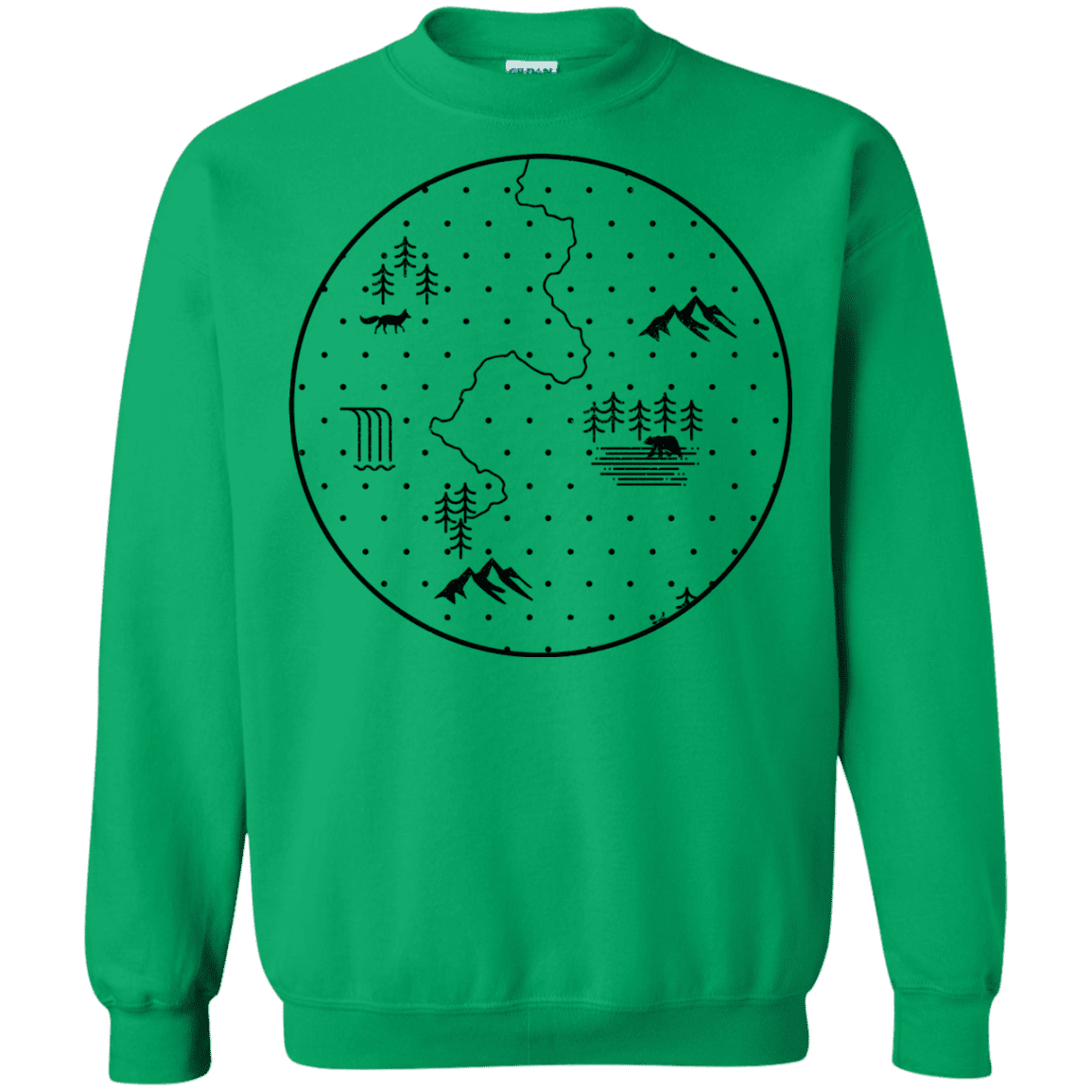 Sweatshirts Irish Green / S Discovering Nature Crewneck Sweatshirt